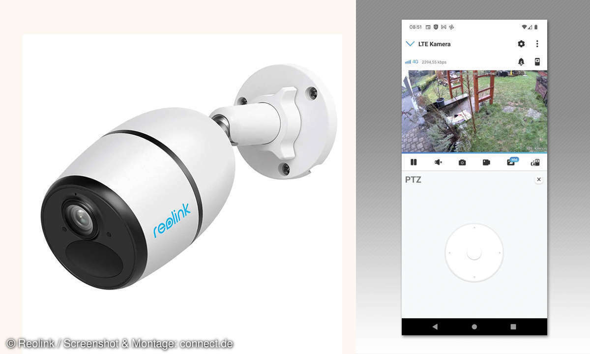 Fernzugriff: Die App greift auf die gespeicherten Videos zu. Der angekündigte Cloud-Dienst ist in Deutschland noch nicht verfügbar.