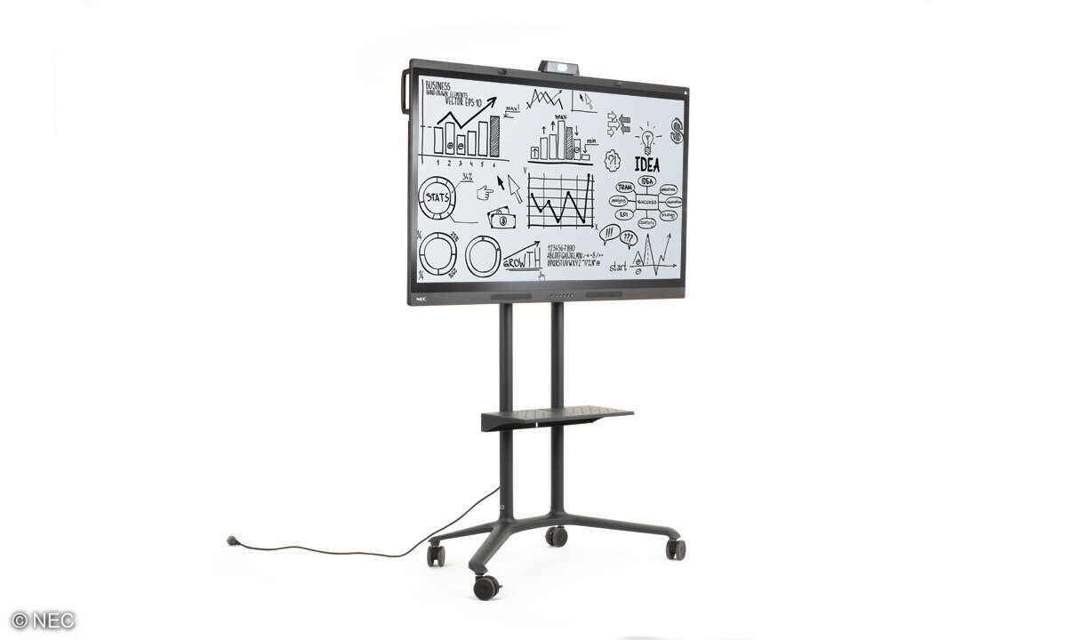 Online_Whiteboard-NEC-WD551_Produktbild_rechtsfedreht