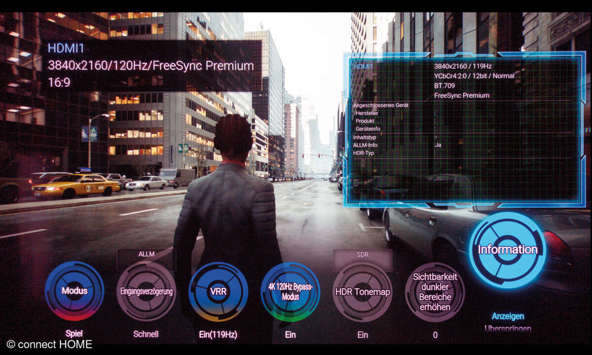 Panasonic TX-65LZW1004 im Test: Screenshot Game Control Board