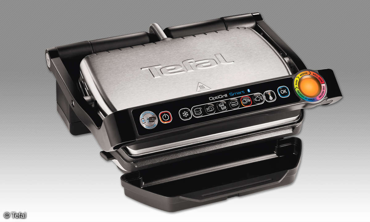 Grillen wird smart: Digitale Grillhelfer mit App-Steuerung im Praxis-Check - Tefal OptiGrill Smart GC730D