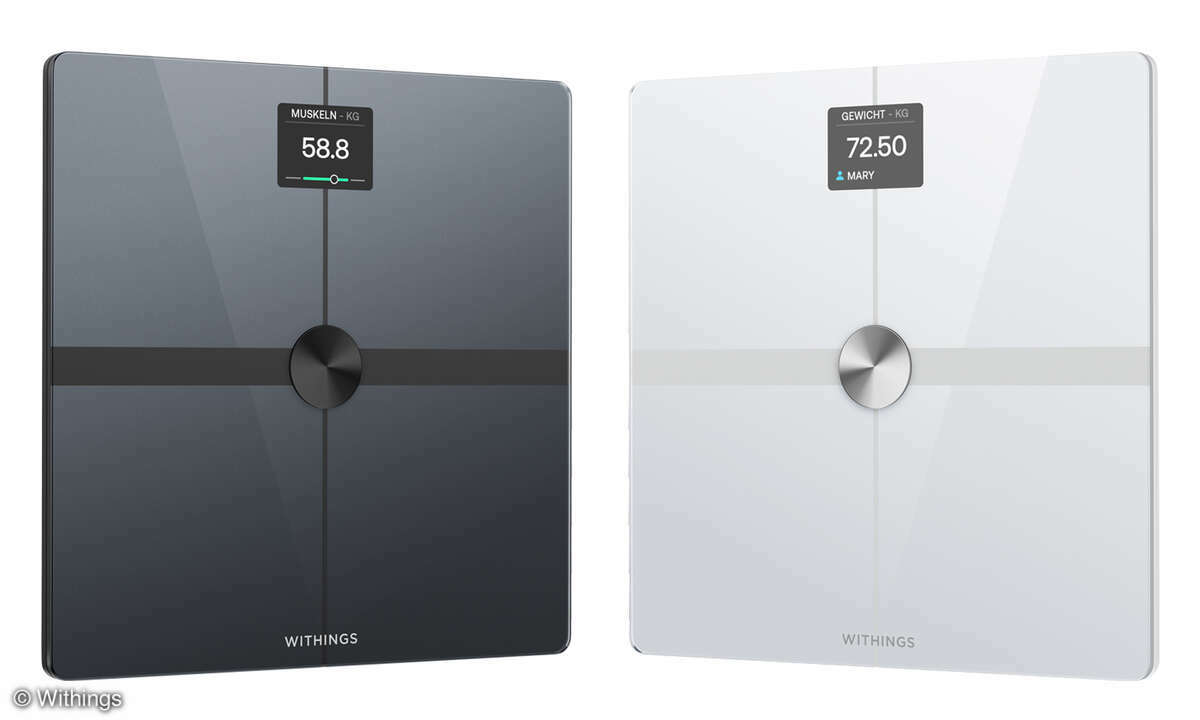 Withings Body Smart Schwarz und Weiß