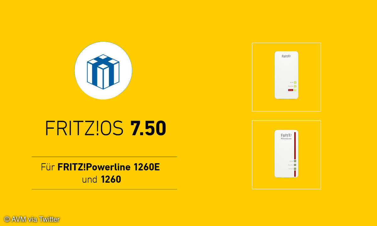 AVM: Die Aktualisierung auf FritzOS 7.50 steht für weitere Geräte zur Verfügung. 