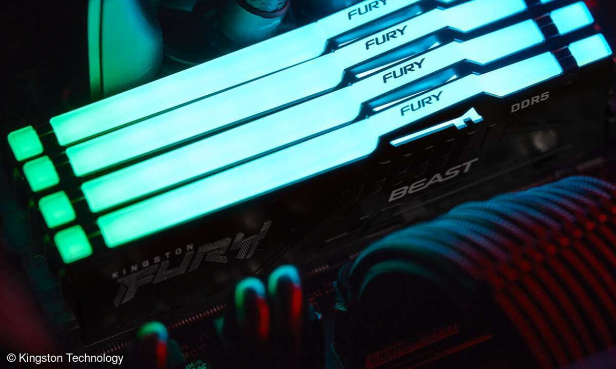 Zwei oder vier RAM-Riegel im Dual-Channel-Betrieb sorgen für eine höhere Geschwindigkeit.