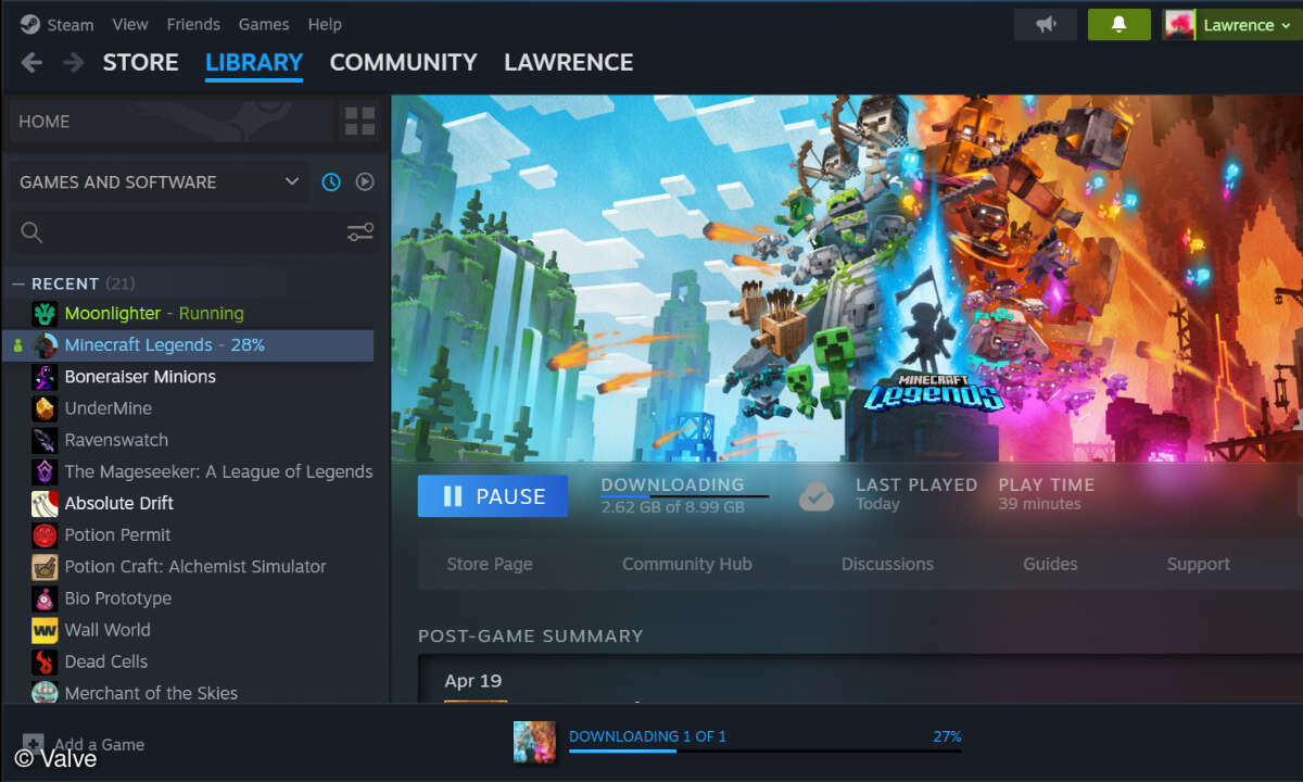Steam: Der Client wird überarbeitet und ist für Beta-Tester als Update erhältlich.