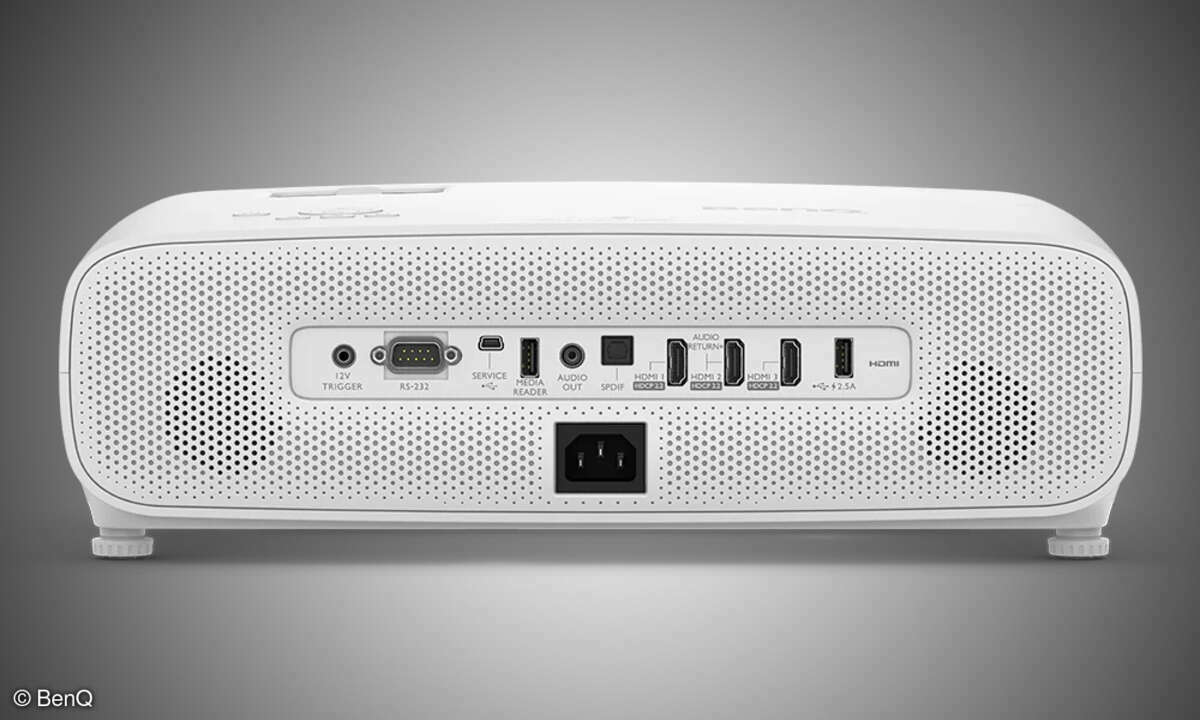 BenQ TK860 Rückseite