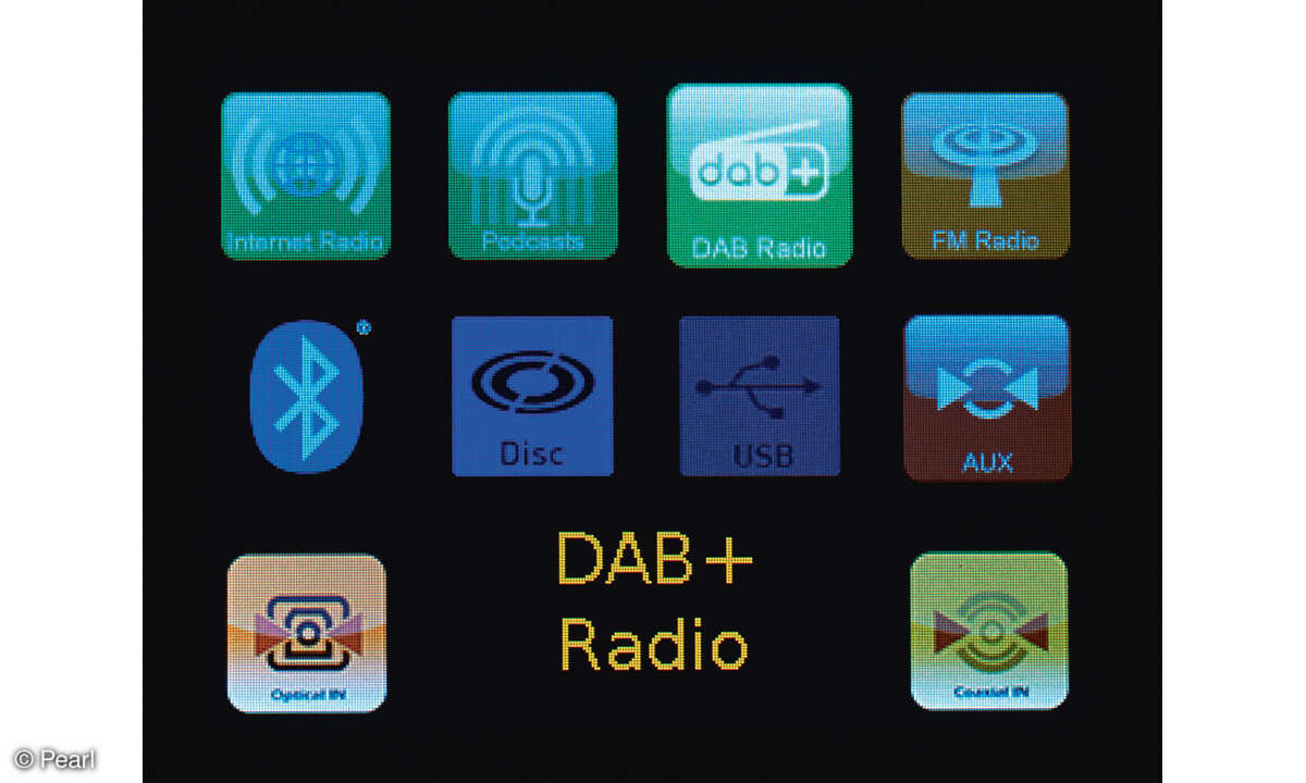 Online_Pearl-Stereoanlage-ZX-3169_Display-Screenshot_Funktionsmen-
