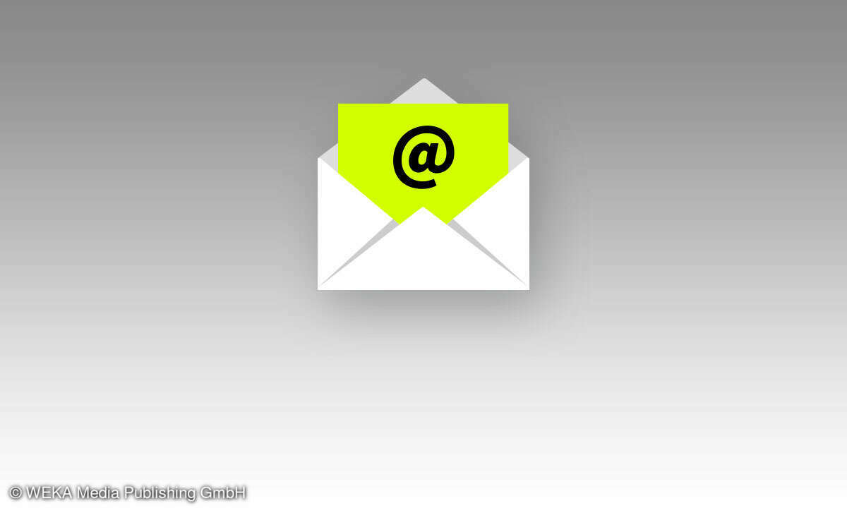 geöffneter Briefumschlag mit Mail-Symbol