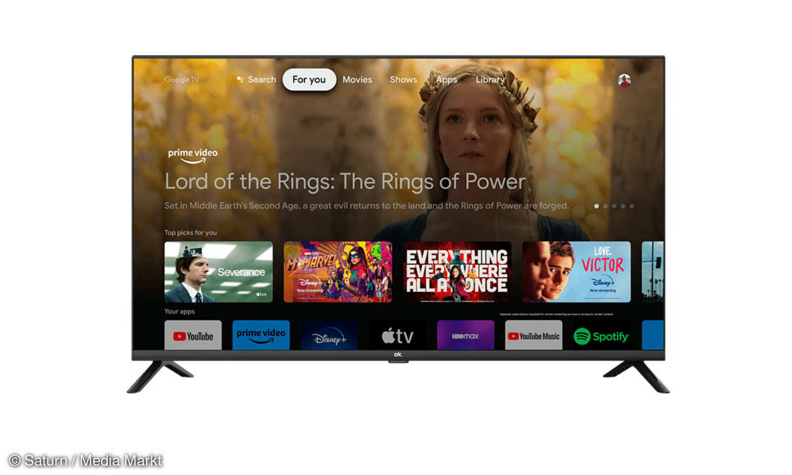 ok. OTV 40GF-5023C im Test: 40-Zöller mit Google TV - connect-living