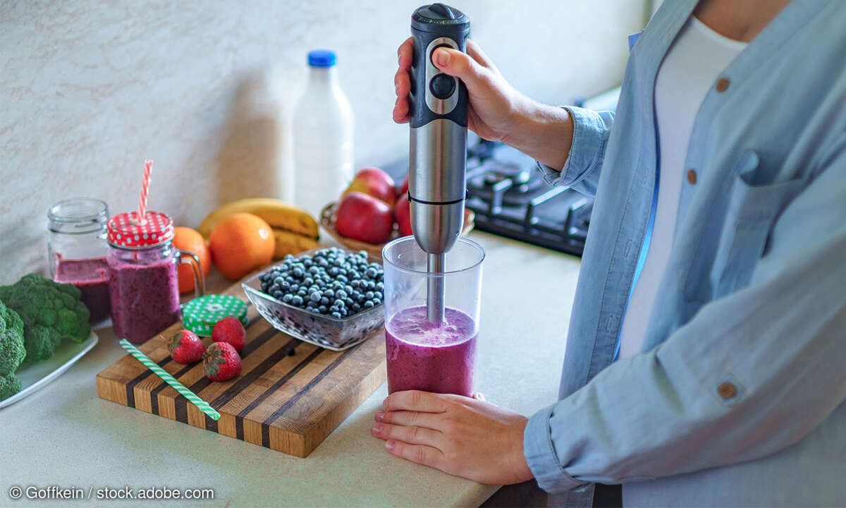Blender-Stabmixer-Stockfoto