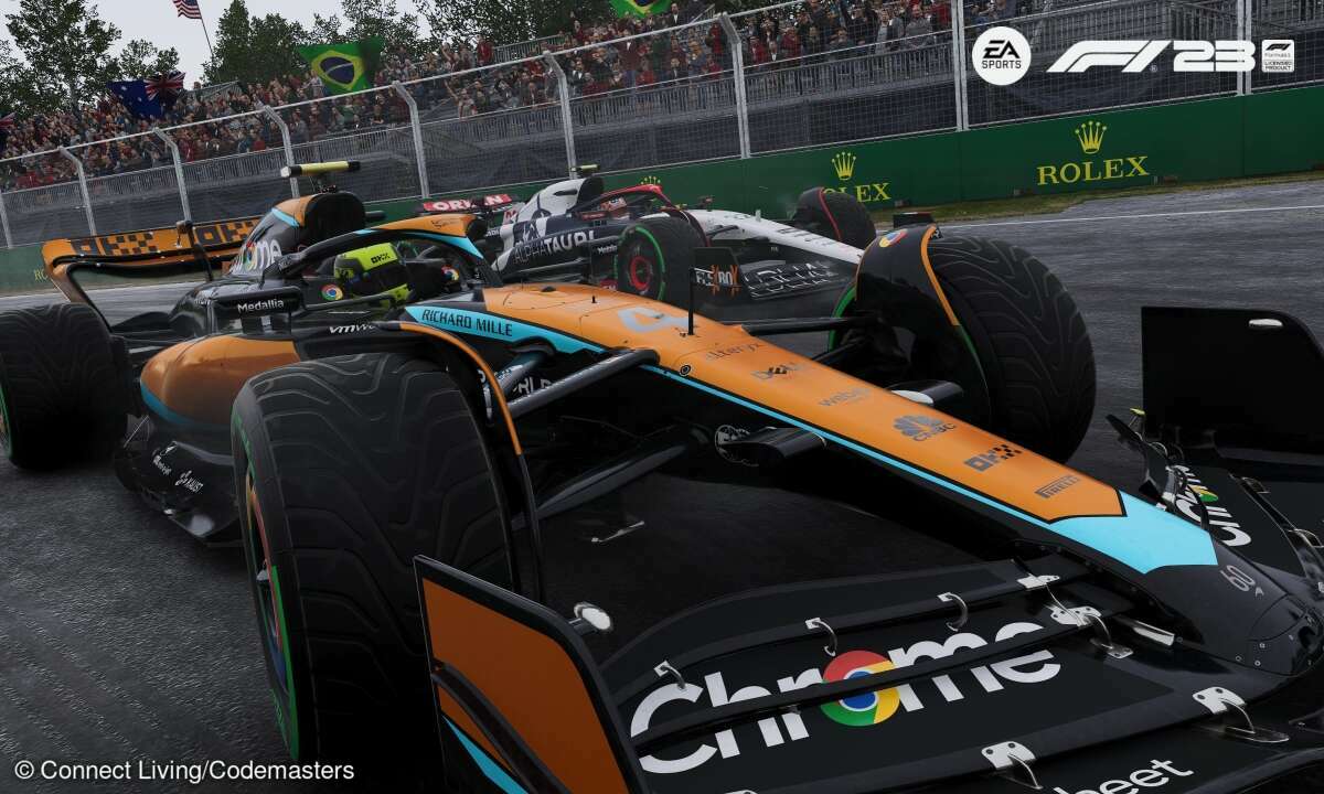 Detaillierte Boliden, schicke Effekte: F1 23 überzeugt aus technischer Sicht.