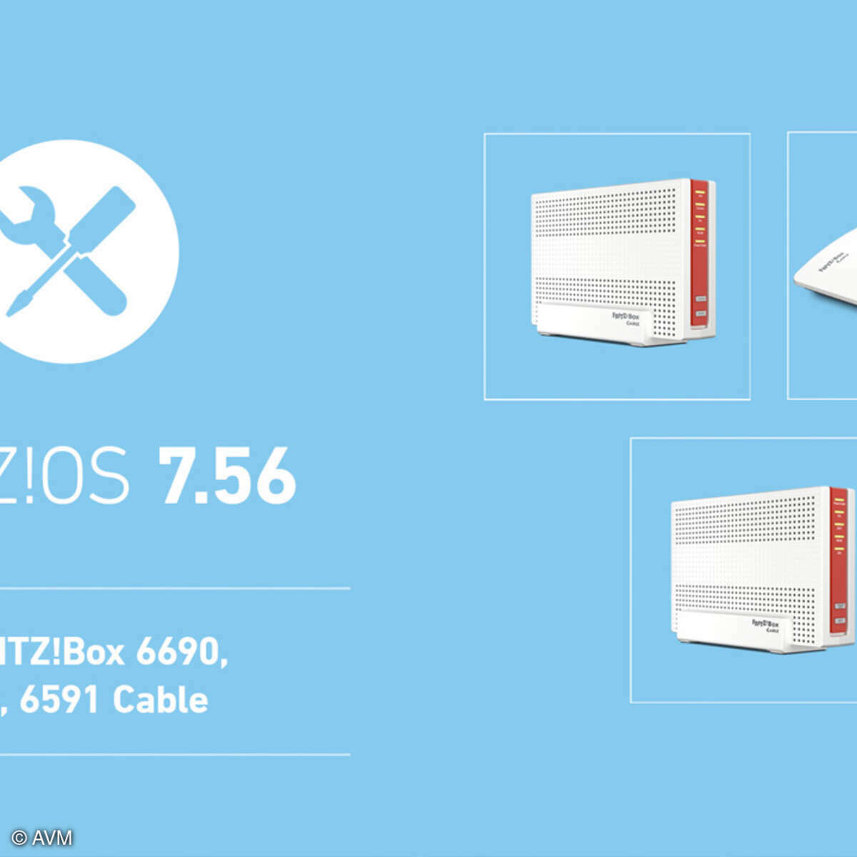 Neues Update für die Fritzbox-Kabelrouter.