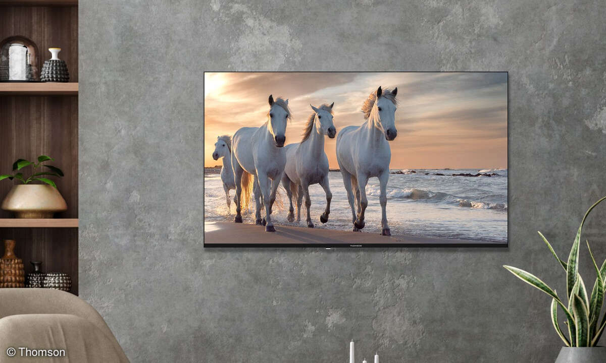 Das neue UHD-Flaggschiff von Thomson soll eine preiswerte Alternative im TV-Markt darstellen.