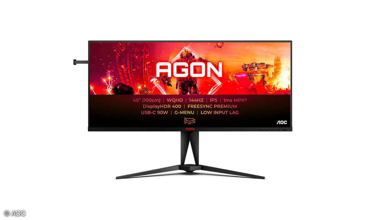 Mit dem AOC Agon AG405UXC hat der Hersteller einen neuen Ultrawide-Gaming-Monitor mit 144 Hz vorgestellt.
