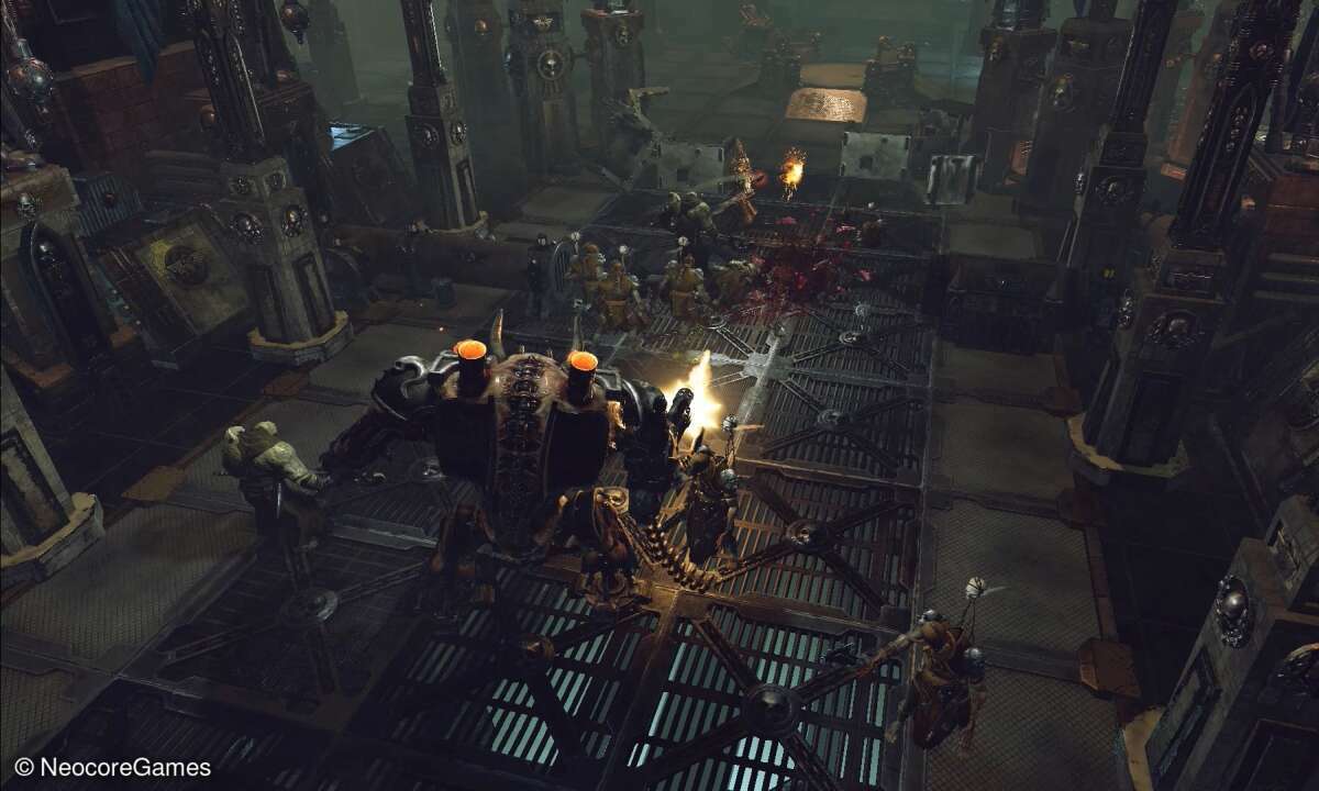 Warhammer 40.000: Inquisitor – Martyr mischt Hack ‘n’ Slay-Gameplay mit Shooter-Elementen.