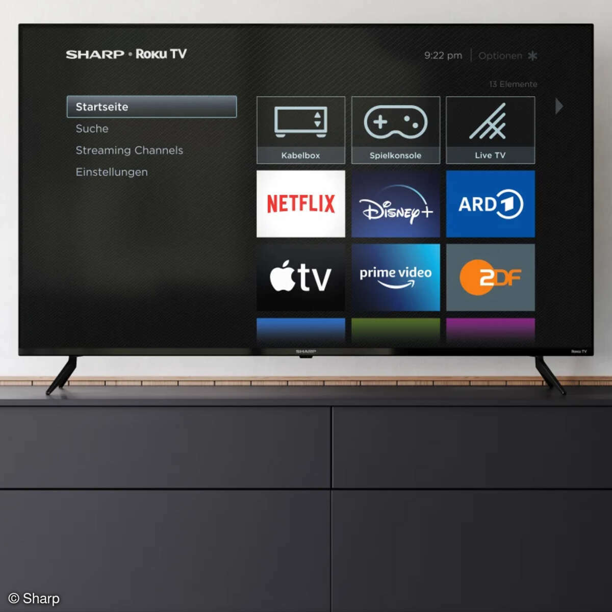 4K-UHD Roku-TV Sharp 55F2JE