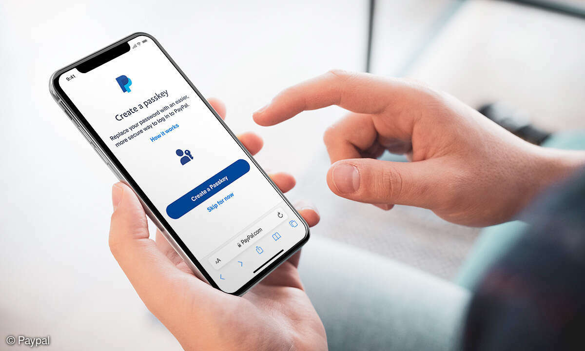 Paypal bringt das Passkey-Verfahren nach Deutschland.