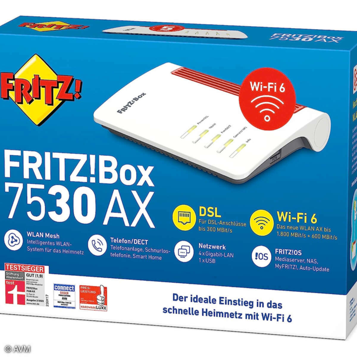 Das neue Firmware-Update für die FritzBox 7530 AX ist da.