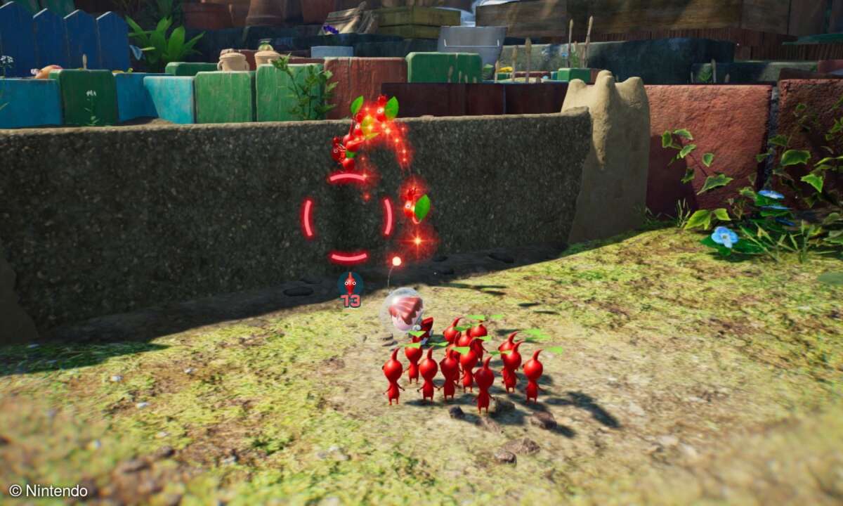 Im Strategie-Hit Pikmin 4 wollen die namensgebenden Wesen klug kombiniert werden, um im Spiel voranzukommen.