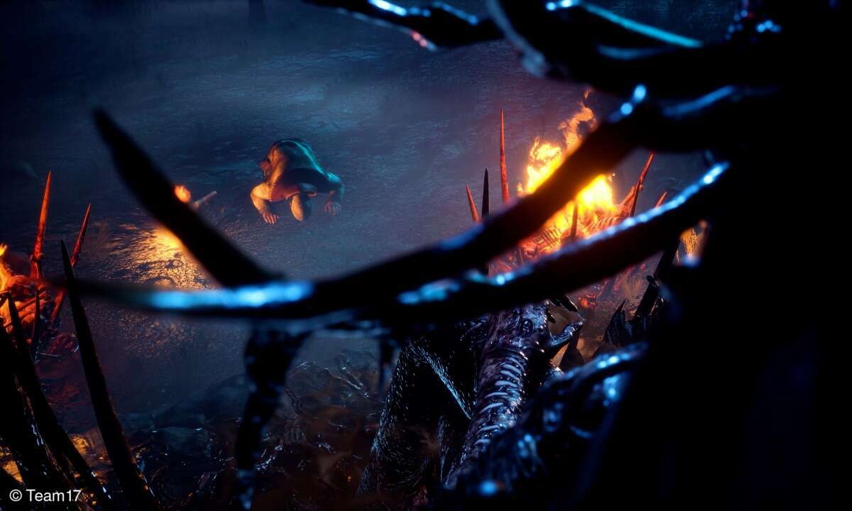 Gord kombiniert Aufbau-Strategie mit Survival- und Rollenspielelementen in einer düsteren Fantasy-Welt.