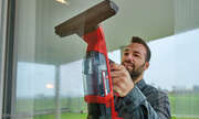Fenster putzen ohne Unterbrechung