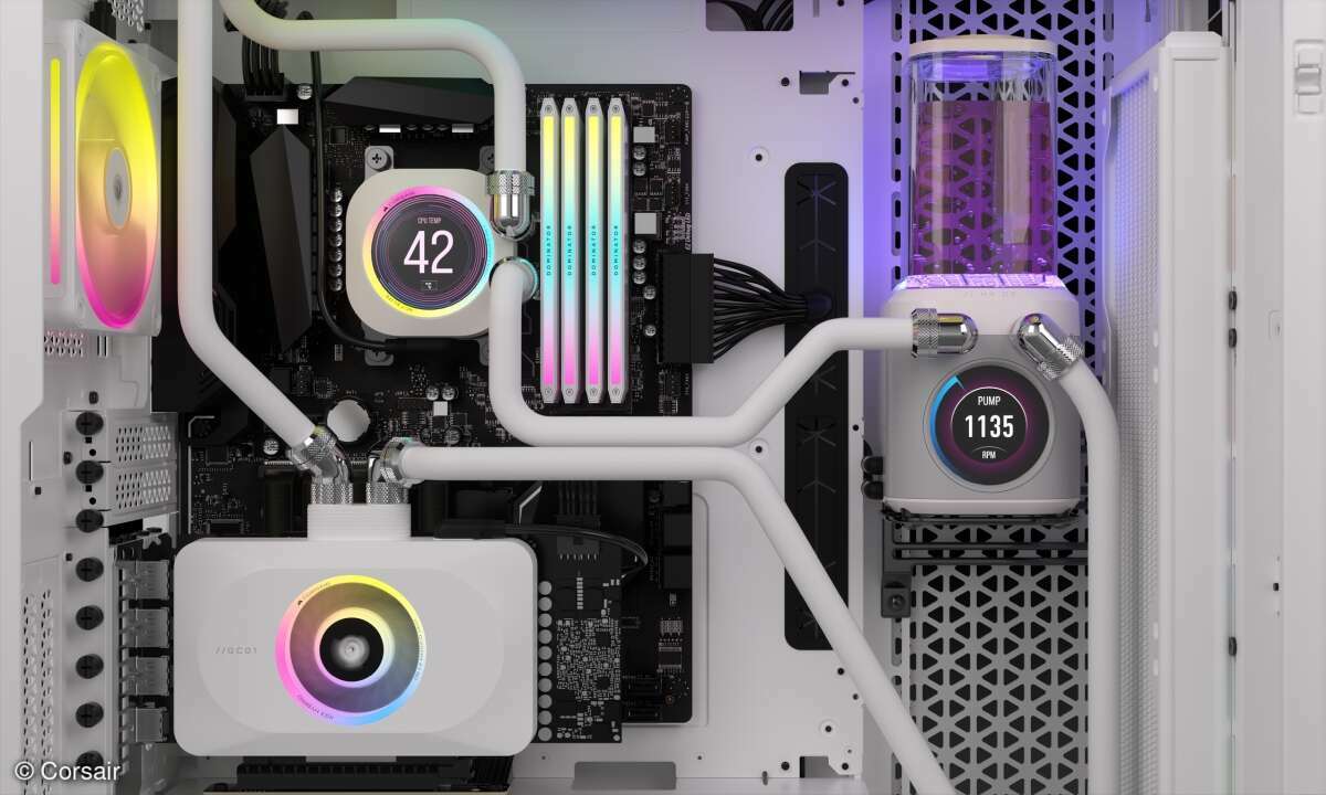 Die neue Elite-Serie der Hydro X-Flüssigkühlung lässt sich via iCUE Link besonders einfach koppeln.