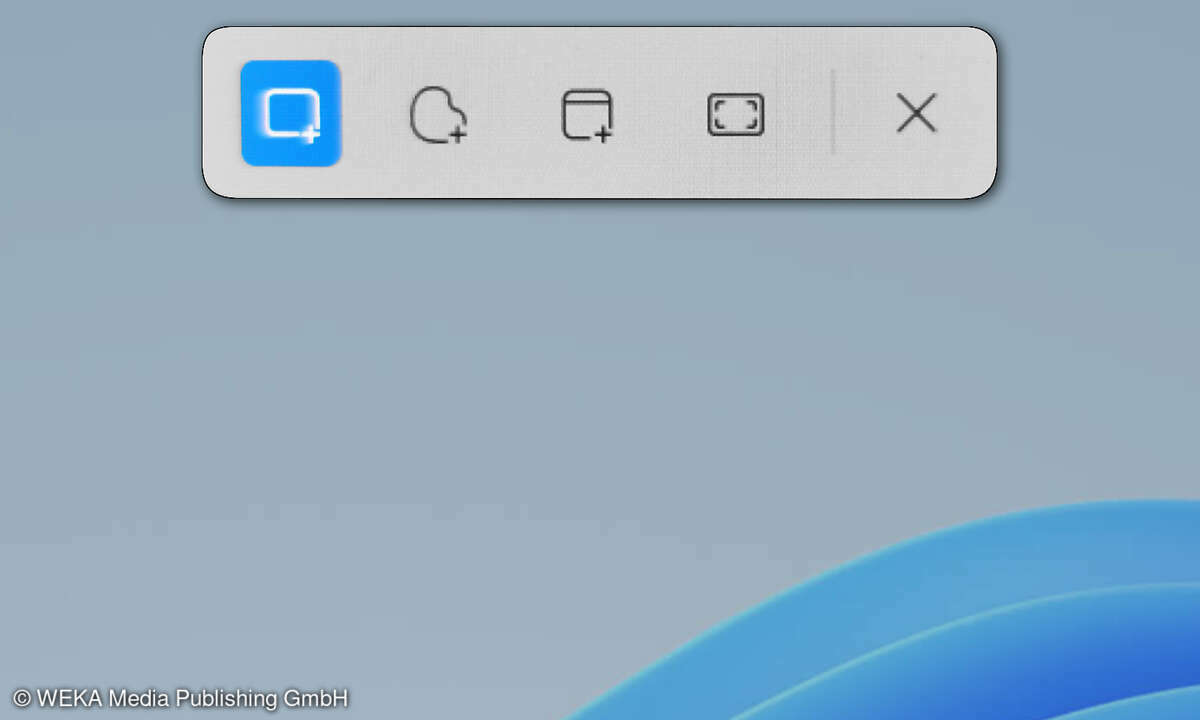 Snipping-Tool Menü