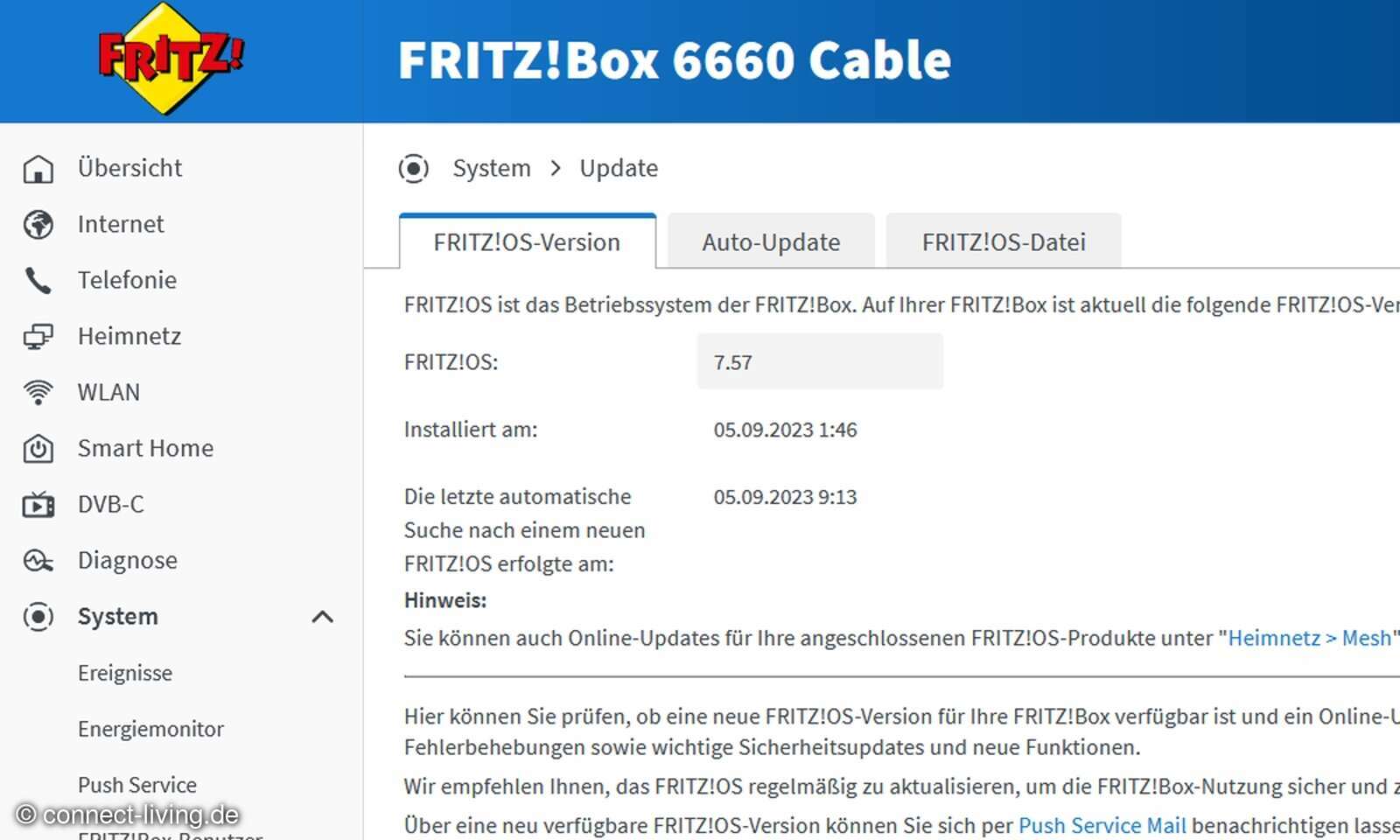 Fritzbox nach Absturz komplett wiederherstellen connectliving