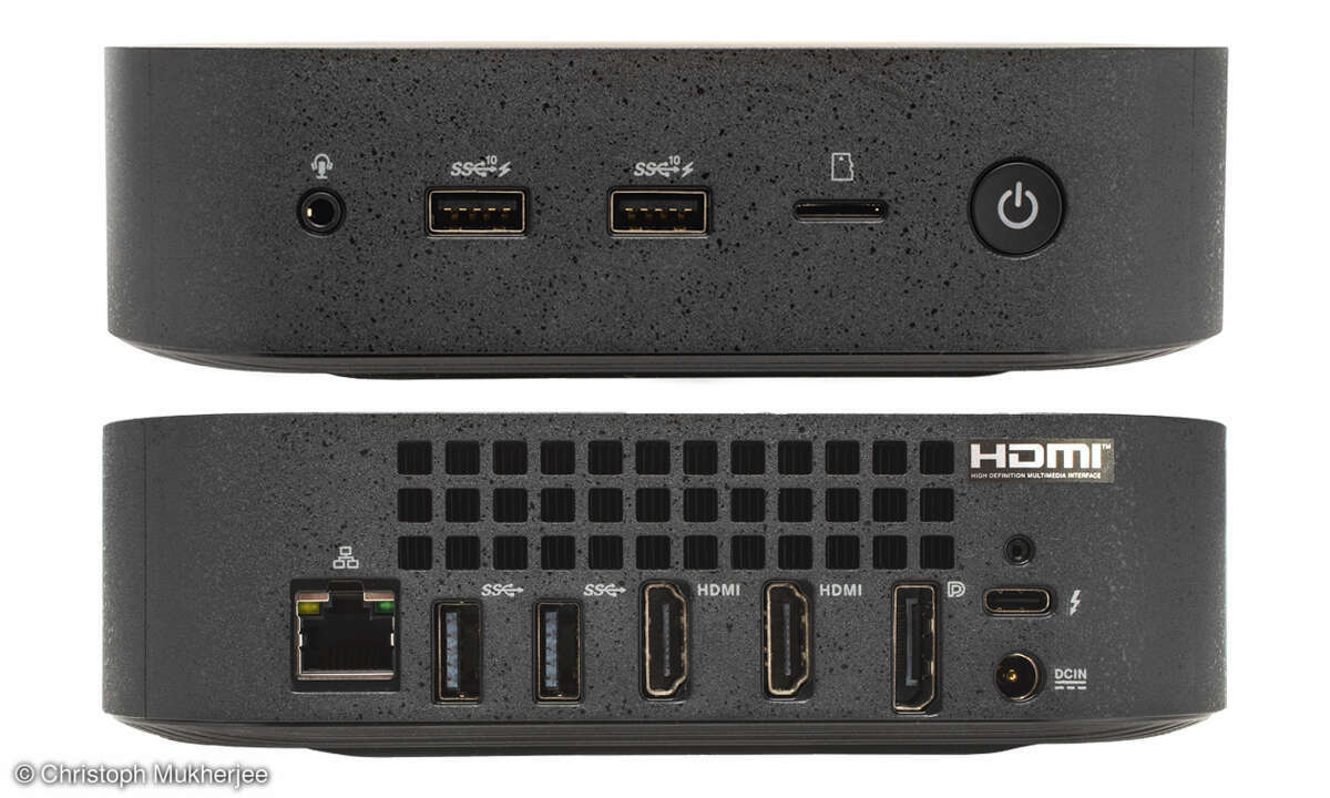 Asus Chromebox 5 S5007N im Test: Anschlüsse