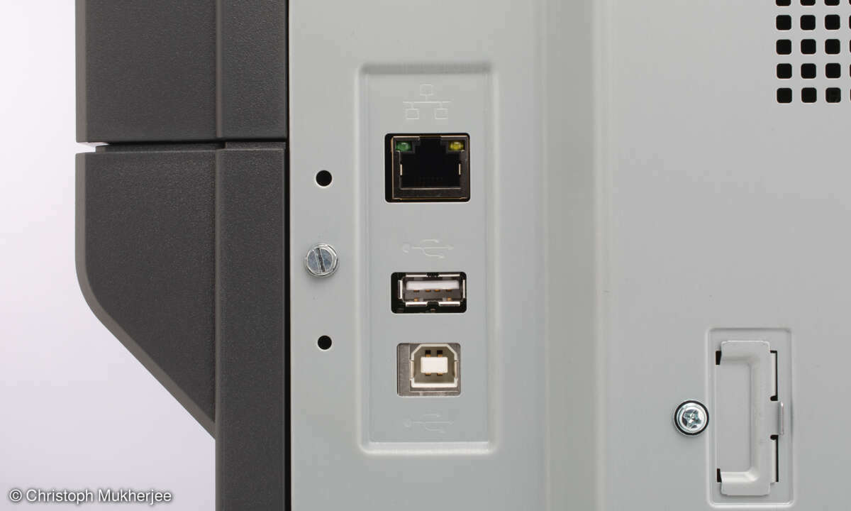Lexmark CX635adwe im Test: Anschlüsse