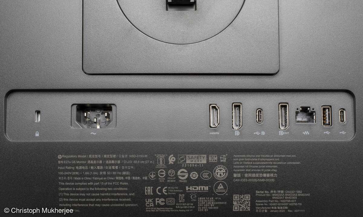 hp-e27u-ports