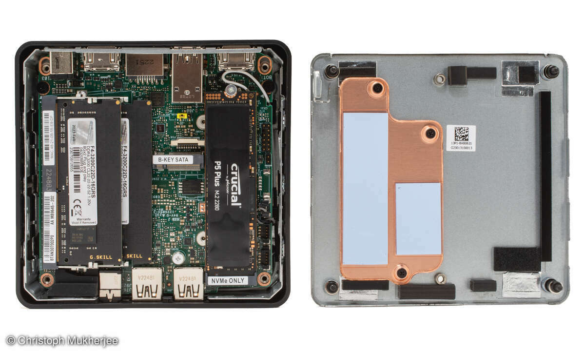 Intel NUC 13 Pro im Test: Innenansicht