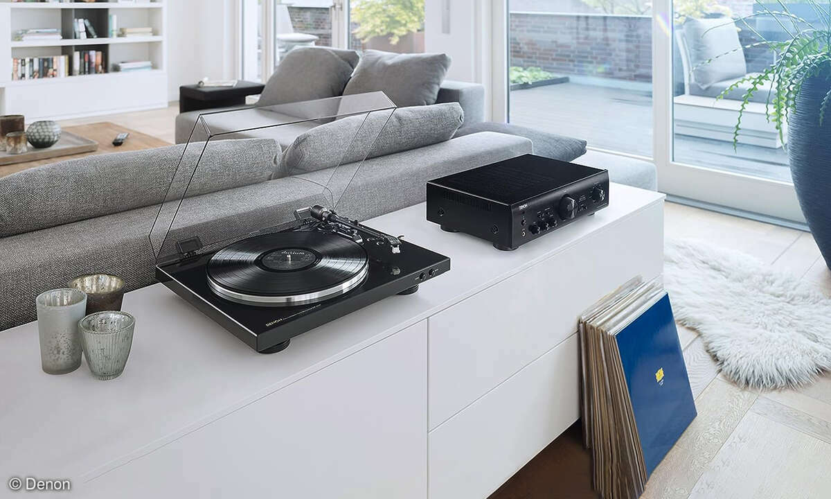 Denon Plattenspieler + Verstärker