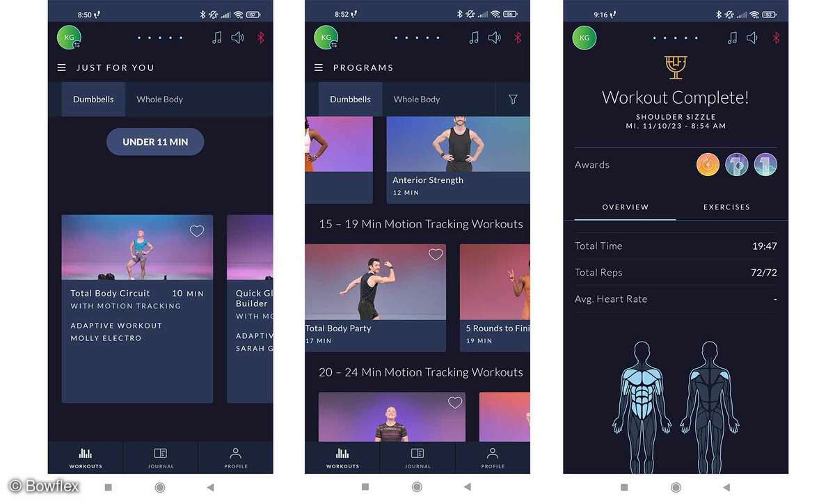 Bowflex JRNY App
