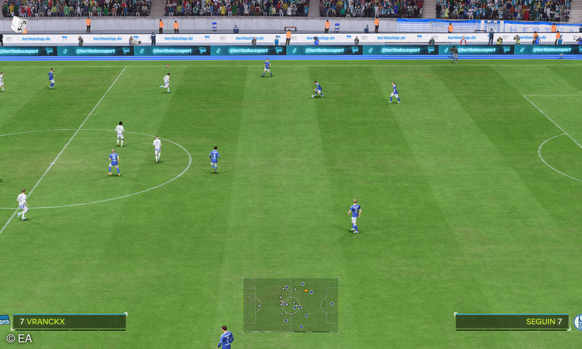 Optisch verändert sich nicht viel in EA FC 24, doch immerhin am Gameplay wurde etwas geschraubt.