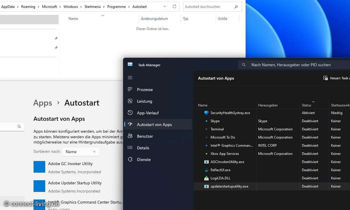 Wir erklären, wie Sie Programme in Windows 11 in den Autostart hinzufügen können.