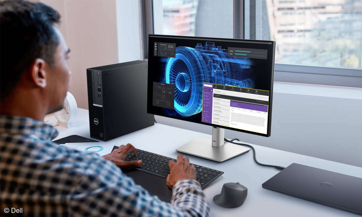 Der Dell Ultrasharp U2424HE kommt auf eine 4-Sterne-Wertung vom TÜV Rheinland..