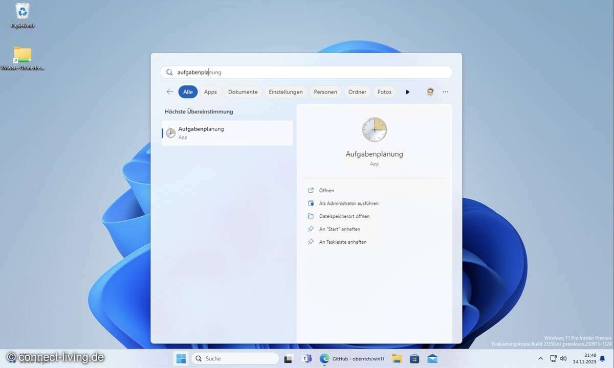 1. Klicken Sie auf den Startknopf und geben Sie 