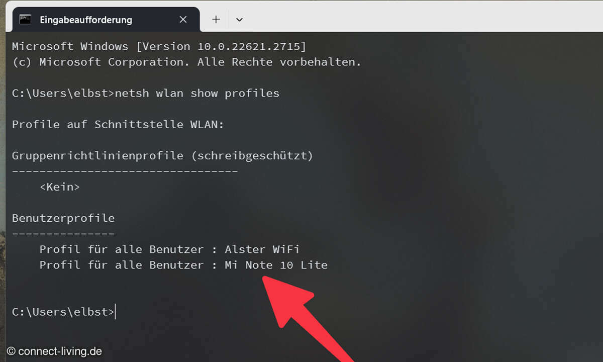 Windows 11 zeigt Ihnen nun im Abschnitt