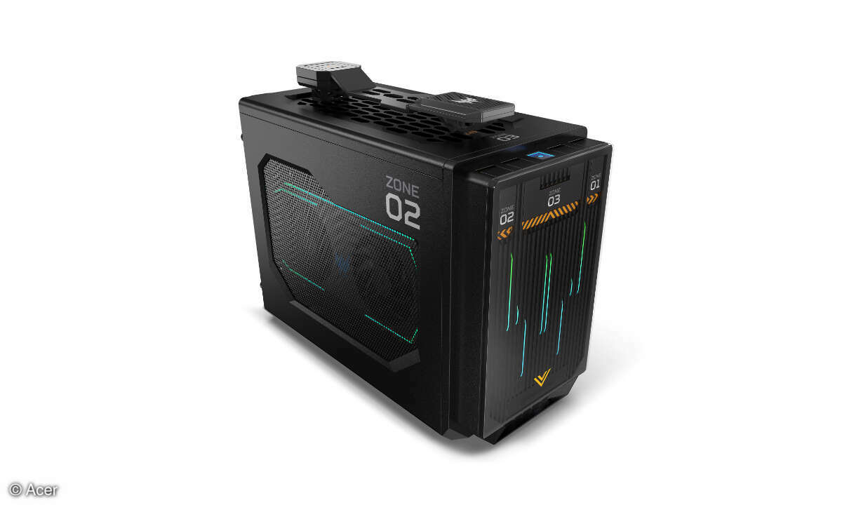 Teures Vergnügen: Unter 2.500 Euro wird der Acer Predator Orion X nicht verkauft. 