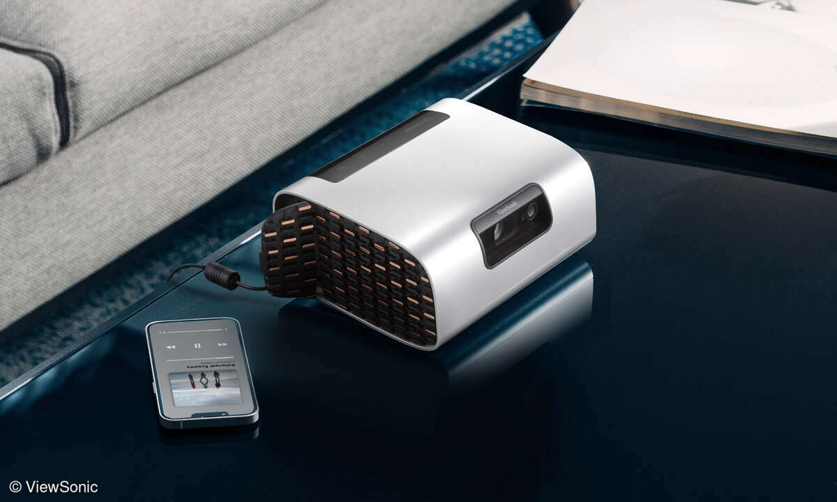 ViewSonic M10 tragbarer RGB-Laser-Beamer.