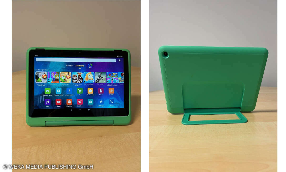 FireHD10Kids Pro Voder- und Rueckseite