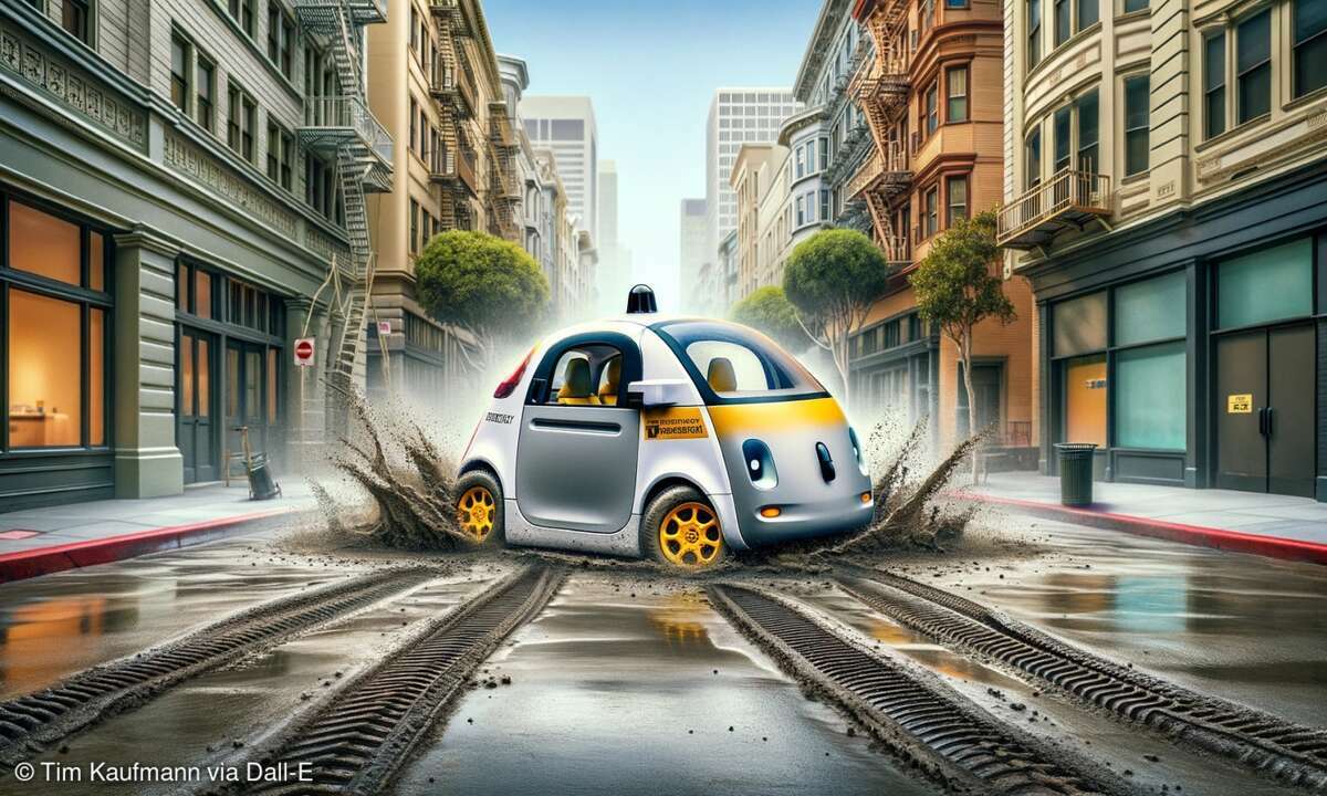 Selbstfahrende Autos - eine Zukunft, die vielleicht doch erst später als früher kommen sollte.
