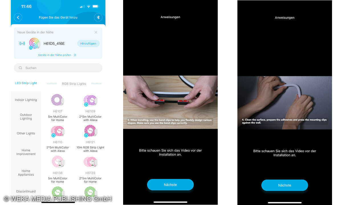 Installationsvideo Govee App