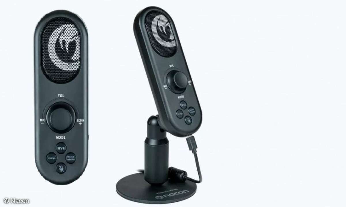 Nacon Streaming Mikrofon mit großem Bedienpanel