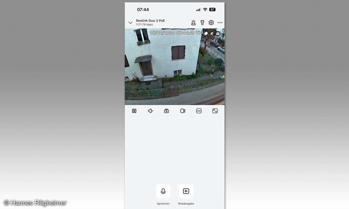 Reolink Duo 3 PoE im Test - Screenshot