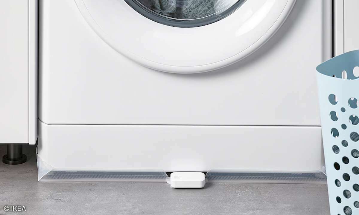 Mit dem Wasserlecksensor Badring von IKEA soll das eigene Zuhause sicherer werden.