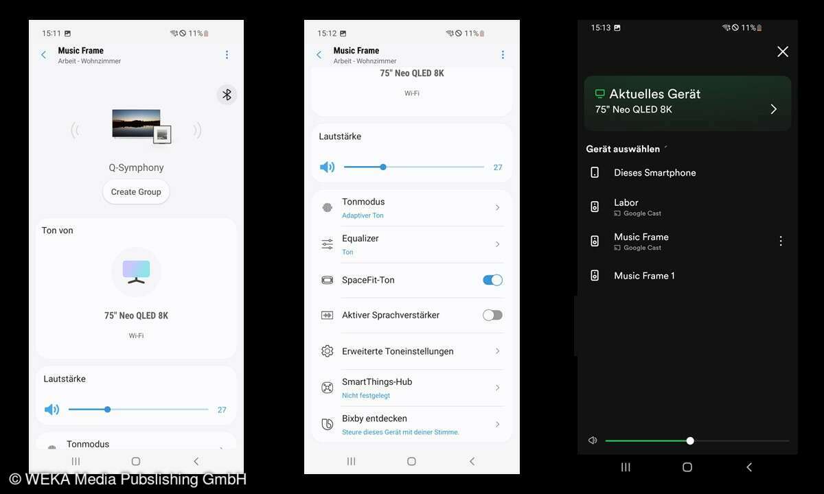 Screenshots Samsung HW-LS60D