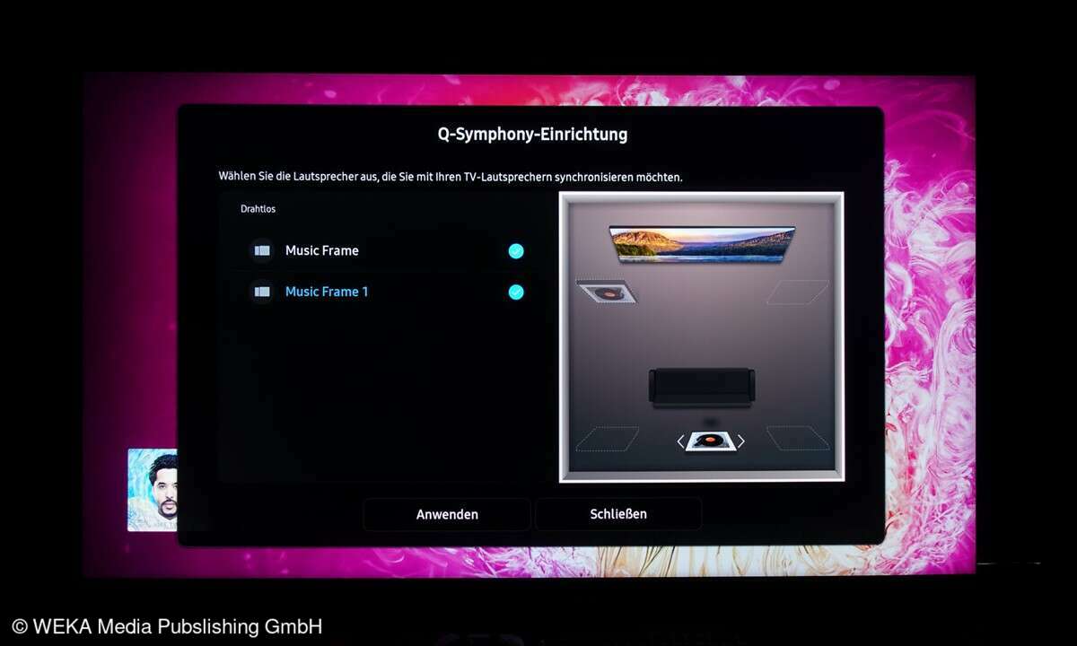 TV-Screenshot Samsung HW-LS60D Q-Symphony