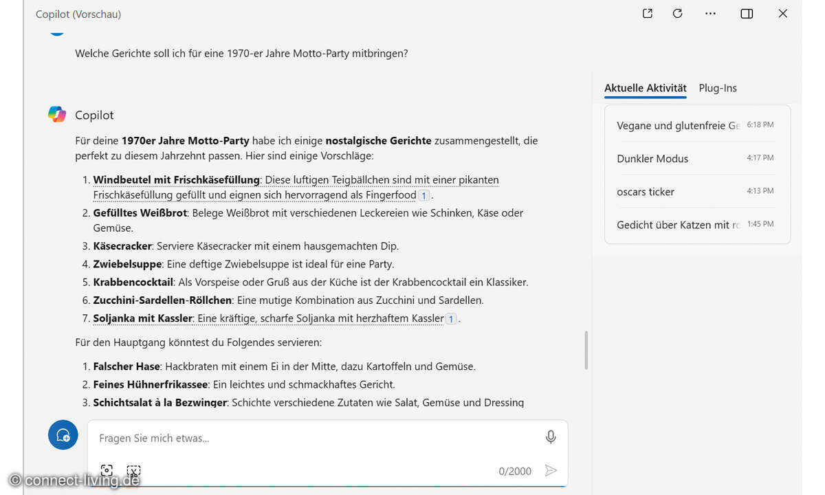Windows copilot: Screenshot Fragen Stellen