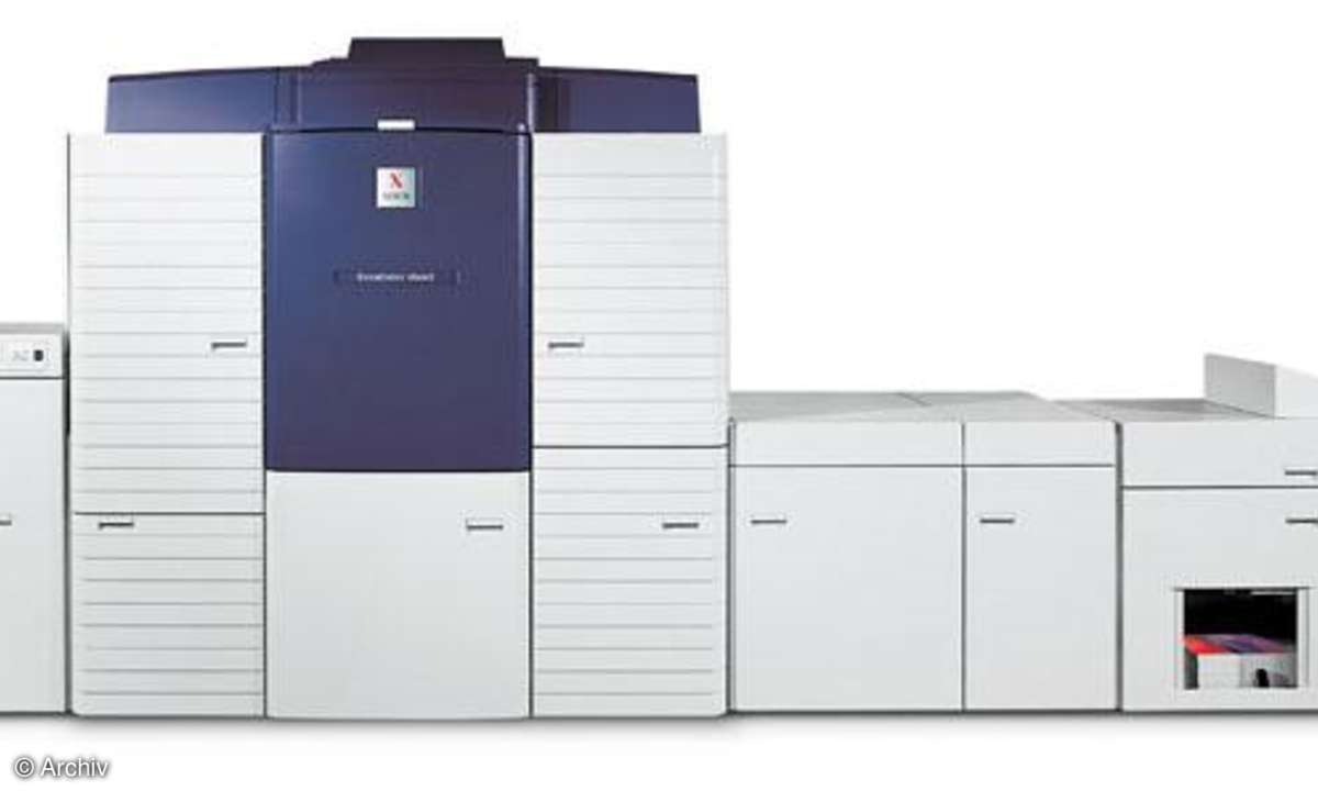 Xerox iGen3 Seitenansicht